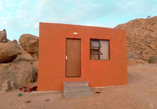 Basic bush chalet