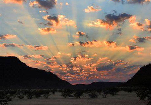 Damaraland sunset